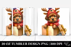 Chesapeake Bay Retriever in Winter PNG Product Image 1