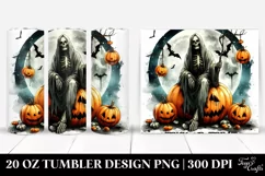 Undead Moon Pumpkins | 20 oz Tumbler Product Image 1