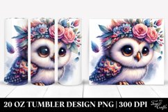 Whimsical Baby Owl PNG Product Image 1