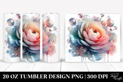 Shiny Ranunculus | 20 oz Tumbler Product Image 1