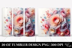 Shiny Ranunculus | 20 oz Tumbler Product Image 1