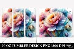 Shiny Ranunculus | 20 oz Tumbler Product Image 1