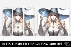 Simple Sorceress Clipart 20 Oz Tumbler Product Image 1