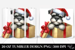 Expressive Baby Miniature Schnauzer PNG Product Image 1