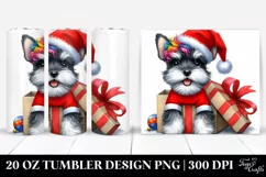 Expressive Baby Miniature Schnauzer PNG Product Image 1