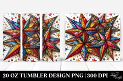 Wimsical Colorfull Star | 20 Oz Tumbler Product Image 1