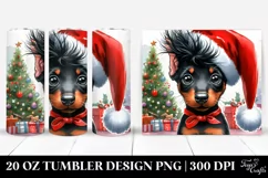 Expressive Baby Doberman Pinscher PNG Product Image 1