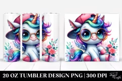 Cute Unicorn Baby | 20 oz Tumbler Product Image 1