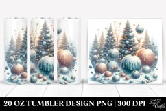 Winter Scene with Large Text 20 Oz Tumbler Product Image 1