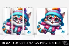 Cute Baby Cat Dancing | 20 oz Tumbler Product Image 1