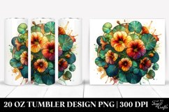 Stained Nasturtium Tumbler | 20 Oz Tumbler Product Image 1
