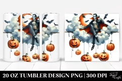 Simple Halloween Vampire Tumbler | 20 oz Tumbler Product Image 1
