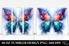Vibrant Ice Butterfly | 20 oz Tumbler Product Image 1