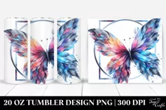 Vibrant Ice Butterfly | 20 oz Tumbler Product Image 1