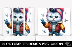 Expressive Baby Cat PNG Product Image 1