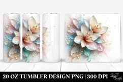 Glossy Narcissus Artwork 20 Oz Tumbler Product Image 1