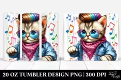 Revolted Cat Baby | 20 oz Tumbler Product Image 1