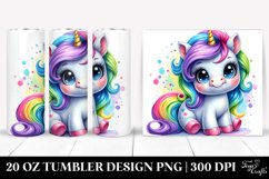 Cute Baby Unicorn | 20 oz Tumbler Product Image 1