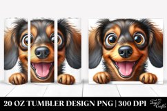 Crazy Looking Dachshund Tumbler Product Image 1