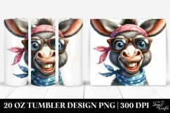 Colorful Funny Donkey Goat | 20 Oz Tumbler Product Image 1