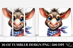 Colorful Funny Donkey Goat | 20 Oz Tumbler Product Image 1