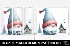 Cute Gnome Watercolor Tumbler Product Image 1