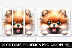 Crazy Looking Pomeranian Tumbler Product Image 1