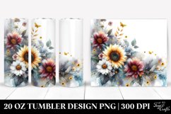 Vibrant Sunflower Tumbler | 20 oz Tumbler Product Image 1