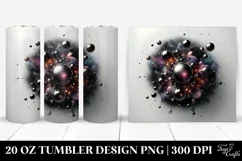 Glossy Metallic Cosmos | 20 Oz Tumbler Product Image 1