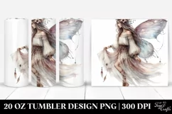 Boho Fairy Whimsical Clipart 20 Oz Tumbler Product Image 1