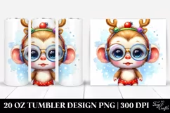 Quirky Monkey with Sunglasses, Transparent PNG Product Image 1