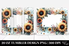 Colorful Pastel Cloud with Sunflower PNG Product Image 1