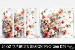 Fairy Tumbling with Spring Petals | 20 Oz Tumbler Product Image 1