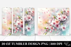 Fairy Tumbling with Spring Petals | 20 Oz Tumbler Product Image 1