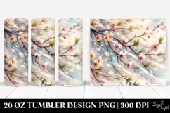Fairy Tumbling with Spring Petals | 20 Oz Tumbler Product Image 1