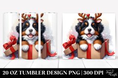 Bernese Mountain Dog in Winter PNG Product Image 1