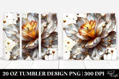 Watercolor Narcissus Tumbler Product Image 1