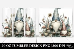 Vintage Gnome 20 oz Tumbler Product Image 1
