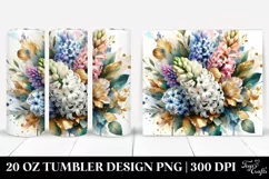 Vibrant Bouquet Gold Foil | 20 Oz Tumbler Product Image 1
