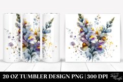 20 Oz Tumbler Sublimation | Golden -like Snapdragon | 20 Oz Product Image 1
