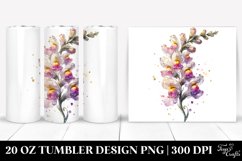 Snapdragon Watercolor Splash | 10 Oz Tumbler Product Image 1