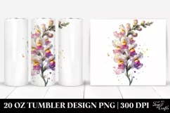 Snapdragon Watercolor Splash | 10 Oz Tumbler Product Image 1