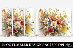 Abstract Colorful Bouquet | 20 Oz Tumbler Product Image 1