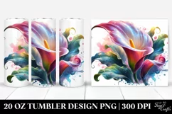 Glossy Calla Lily | 10 Oz Tumbler Product Image 1