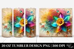 Daffodil on Wooden Background | 20 oz Tumbler Product Image 1