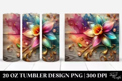 Daffodil on Wooden Background | 20 oz Tumbler Product Image 1
