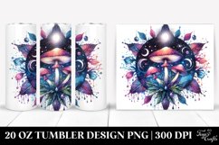 Vibrant Magical Celestial Mushroom 20 Oz Tumbler Product Image 1