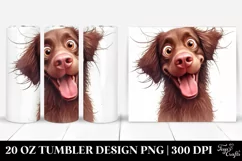 Crazy Chesapeake Bay Retriever Sticker | 20 Oz Tumbler Product Image 1