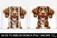 Crazy Chesapeake Bay Retriever Sticker | 20 Oz Tumbler Product Image 1