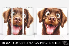 Funny Chesapeake Bay Retriever With Big Eyes | 20 Oz Tumbler Product Image 1